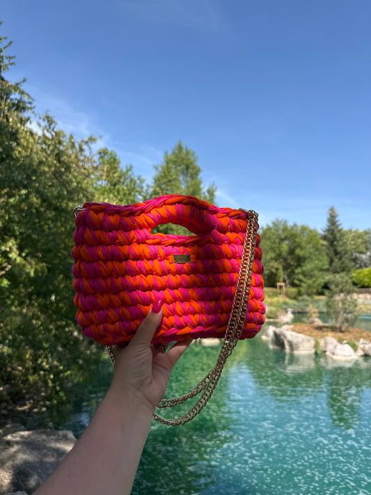 Sac Esmée Fuschia & Orange
