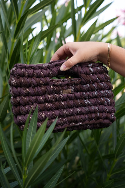 Sac Esmée Chocolat&Argent
