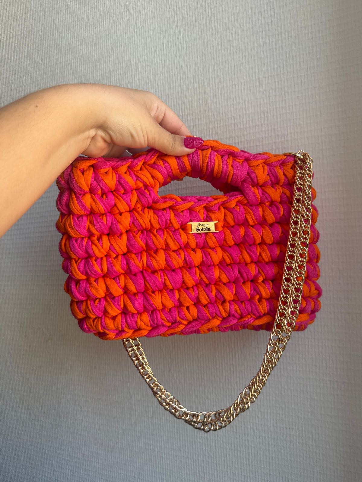 Sac Esmée Fuschia & Orange