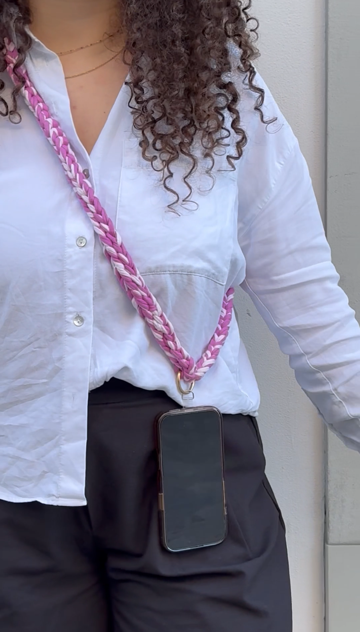 Cordon et lanière de téléphone personnalisables en crochet faits à la main