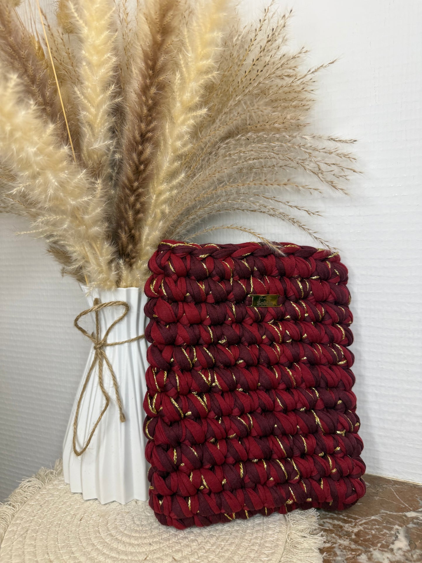 Pochette, housses de tablette et liseuses en crochet personnalisable faits à la main