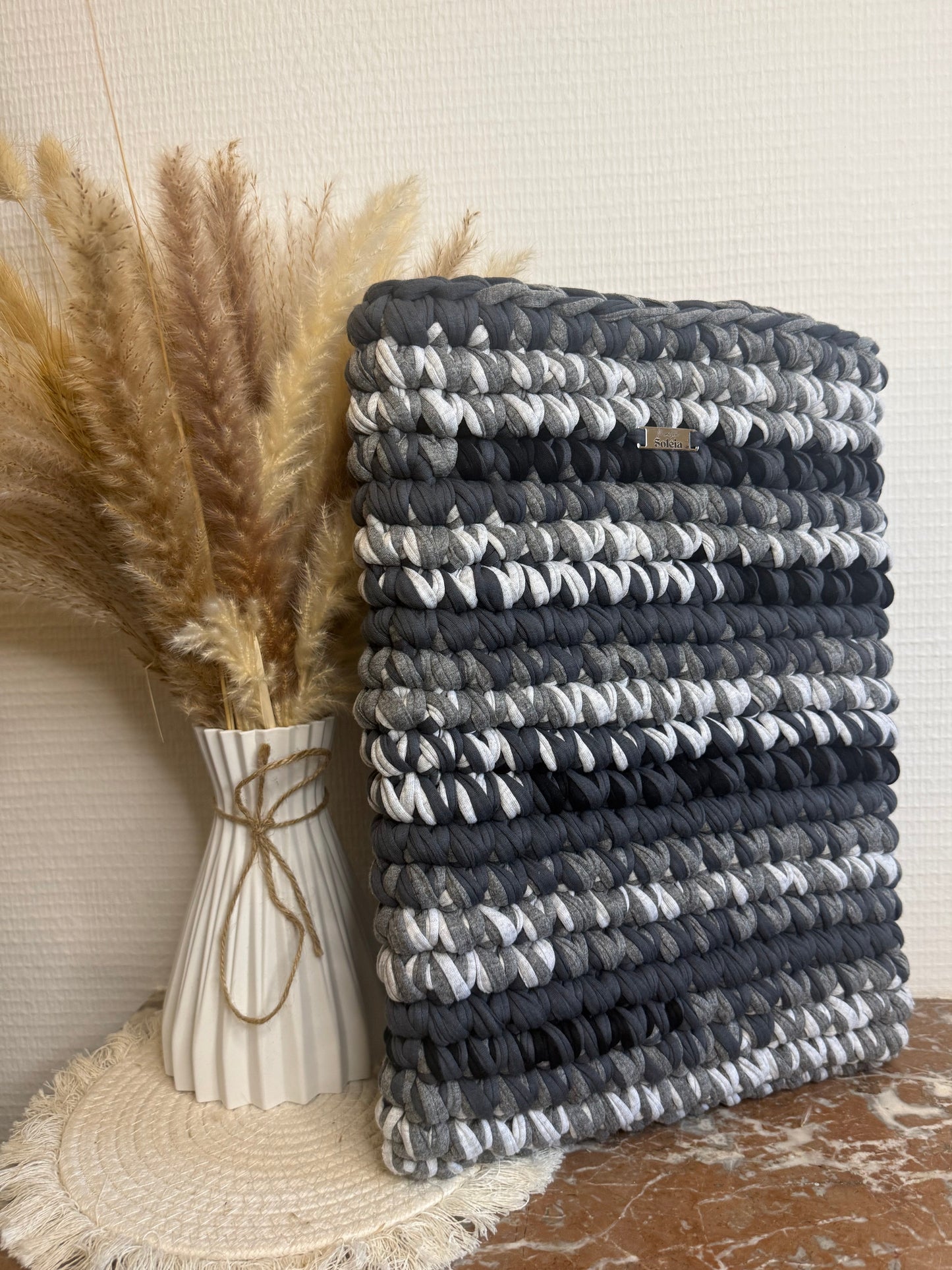 Pochette, housses d'ordinateur en crochet personnalisable