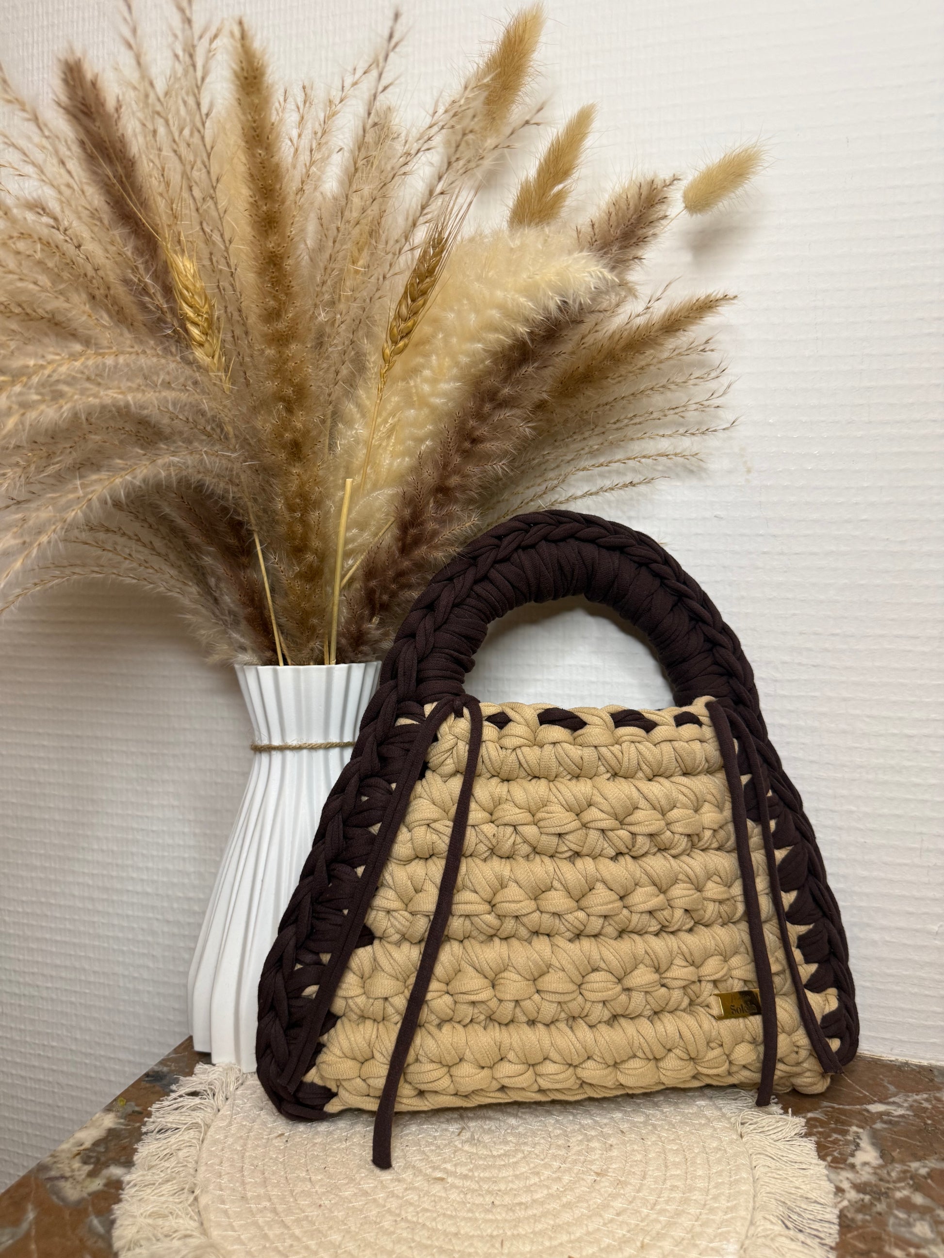 sac en crochet personnalisable fait main